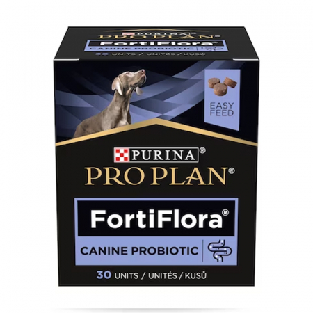 Afectiuni digestive - Supliment nutritiv pentru caini Pro Plan FortiFlora Probiotic 30 tablete