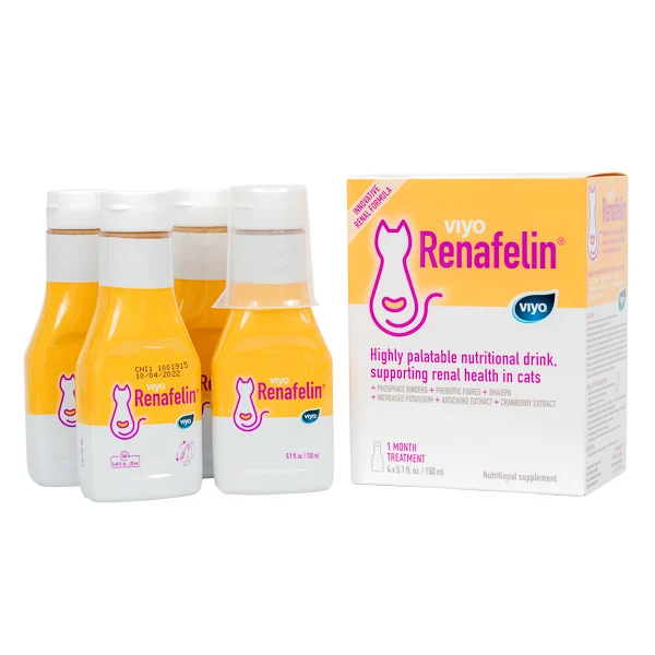 Suplimente & Vitamine - Supliment renal Viyo Renafelin 4 fl x 150 ml