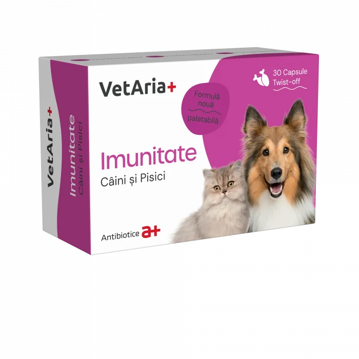 Suplimente & Vitamine - Supliment VetAria+ Imunitate 30 capsule
