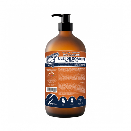 Farmacie - Ulei de somon 4Pets 500 ml