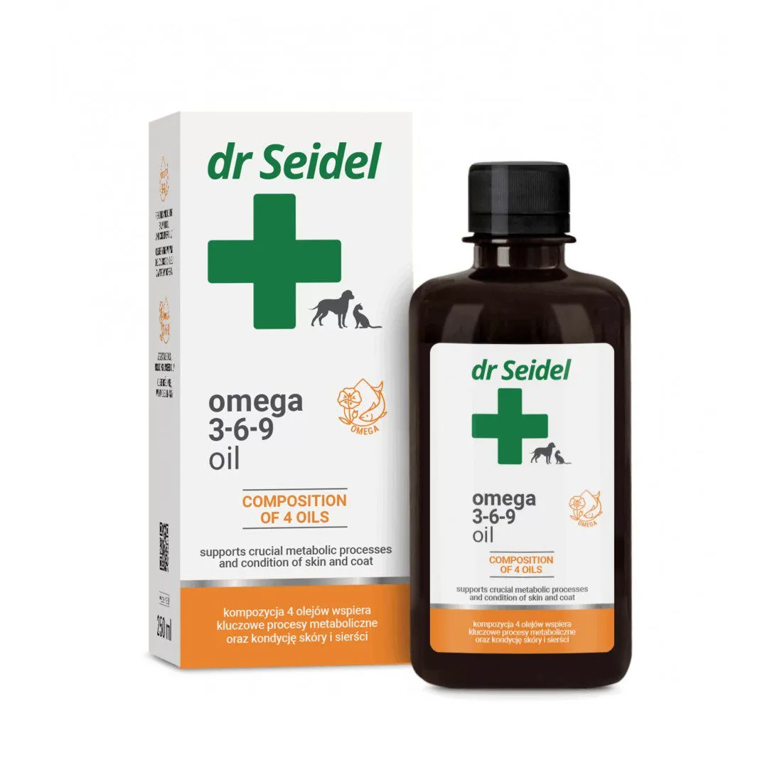 Farmacie - Ulei pentru caini & pisici Dr Seidel Omega 3-6-9 Oil 250 ml