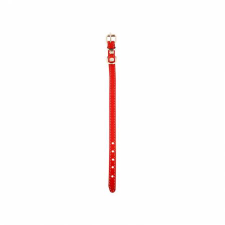 Zgarda din piele pentru caini de talie mica Nr.0 Petro 1,4 x 30 cm [1]