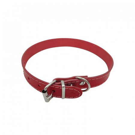 Zgarzi , lese , hamuri caini - Zgarda din piele pentru caini Nr. 2 Petro 1,9 x 45 cm