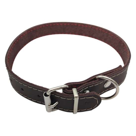 Caini - Zgarda din piele pentru caini Nr. 3 Petro Maro 2,3 x 50 cm