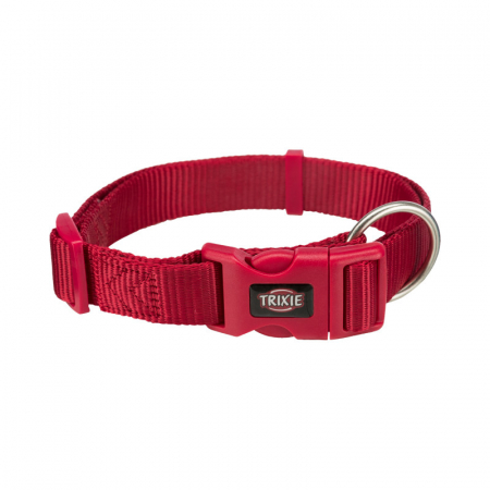 Zgarzi , lese , hamuri caini - Zgarda pentru caini Premium L-XL Rosie 40-65 cm/25 mm