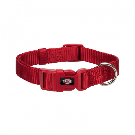 Zgarzi , lese , hamuri caini - Zgarda pentru caini Premium Rosie XS-S 22-35 cm/10 mm