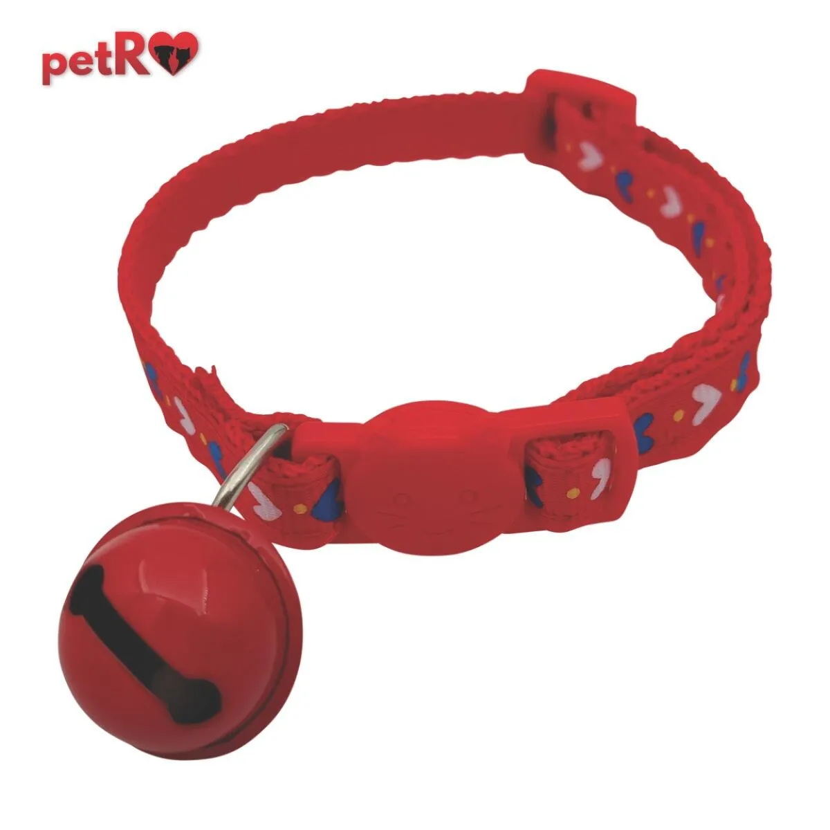 Zgarzi si hamuri pisici - Zgarda pentru pisici cu inimioare Petro 1 / 20 -35 cm