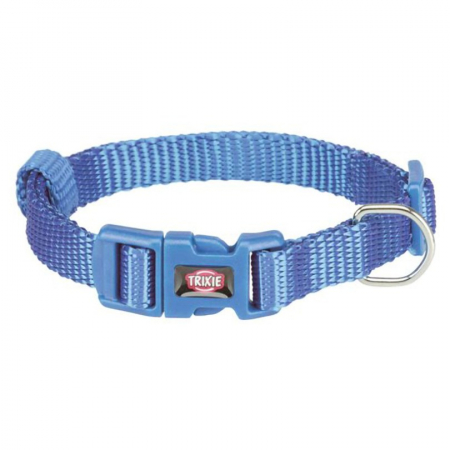Zgarzi , lese , hamuri caini - Zgarda pentru caini Premium Albastra XS-S 22-35 cm/10 mm
