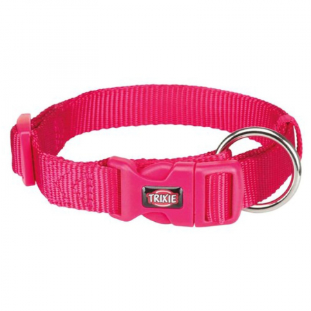 Zgarzi , lese , hamuri caini - Zgarda pentru caini Premium Fuchsia M-L 35-55 cm / 20 mm