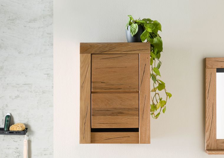 Dulap de Perete din Stejar Sălbatic 44x35x63 cm, Ulei Natural [1]