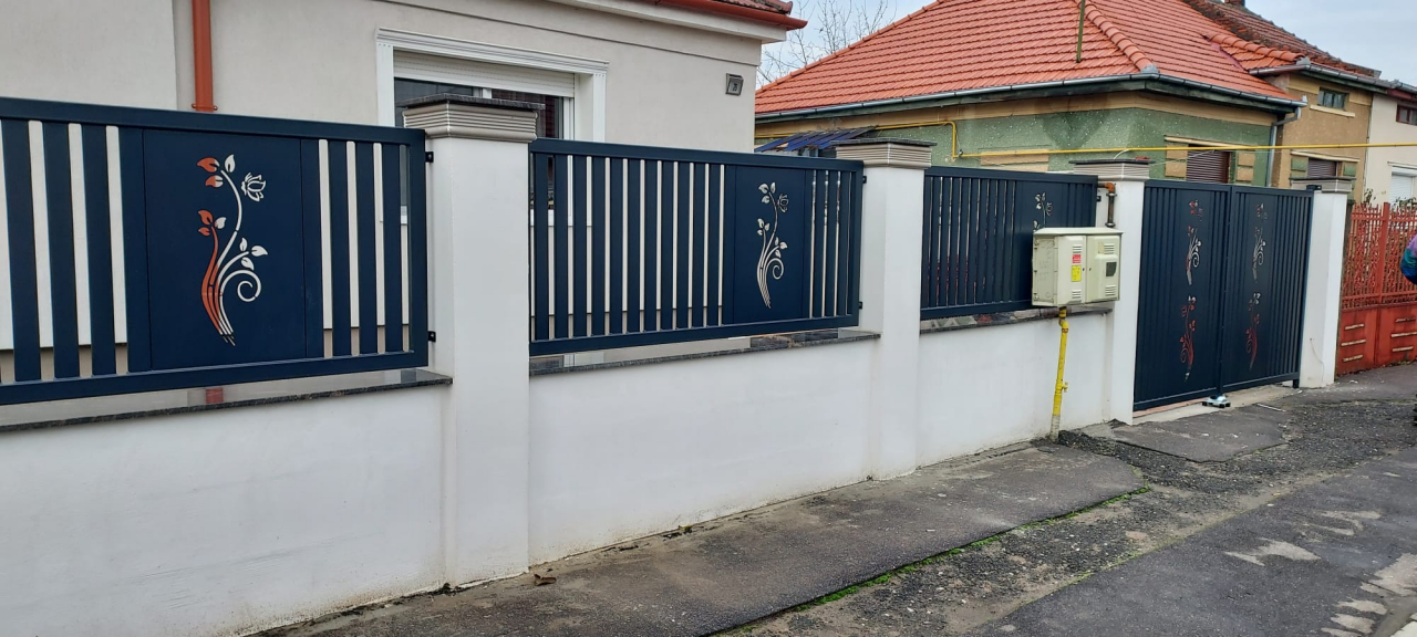 Eisa Flora – Garduri și Porți Metalice cu Elemente Florale Decupate Laser [2]