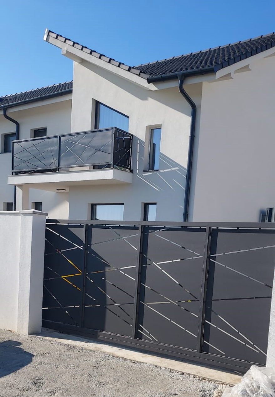 Eisa Sync – Set Poartă & Balustradă cu Design Unitar Geometric [1]