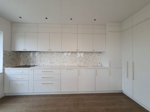 Custom furniture made of particle board (PAL) and MDF - Elegant and Timeless Custom Kitchen Design