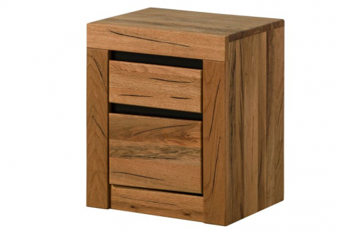 Dulap Baie din Stejar Sălbatic 44x35x52 cm, Ulei Natural [4]