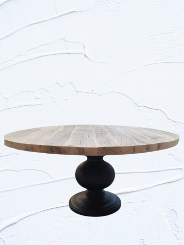 Horeca Furniture - Round Table in Reclaimed Solid Oak – EISA by Regallis