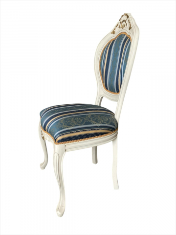 Fresh Royal Chair – Elegant Classic Dining Chair in Solid Beech Wood with Custom Upholstery [1]