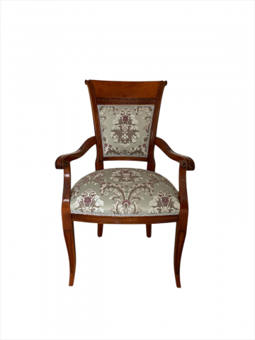 Sofia Gold Chair – Solid Beech Wood Armchair with Custom Upholstery [1]