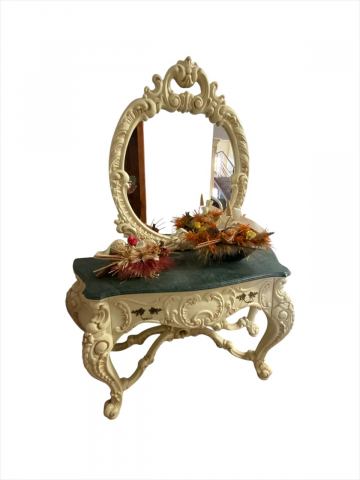 Sold Out - Cleopatra Lux Vanity Table + Mirror Frame