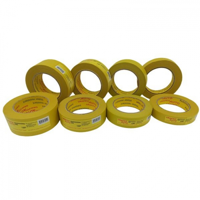 Banda mascare galbena, 30 mm x 45 m - GRAFFIT AUTO [2]