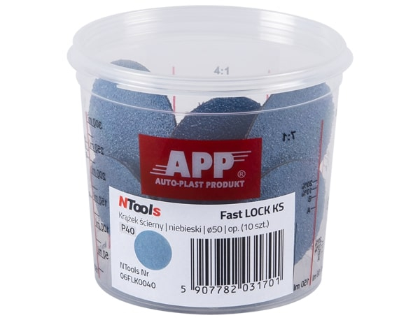 Disc abraziv diametru d50, albastru, P120 - NTools [2]