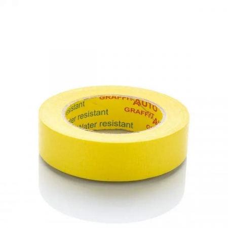 Consumabile vopsitorie - Banda mascare galbena, 30 mm x 45 m - GRAFFIT AUTO