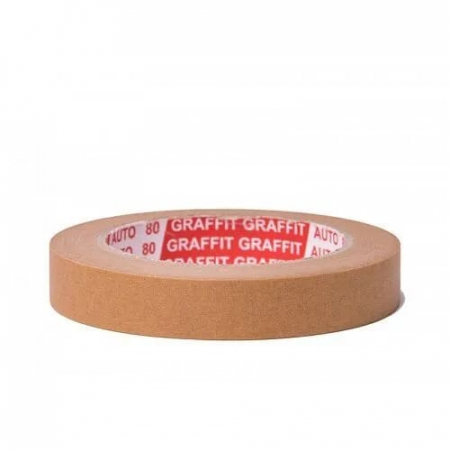 Consumabile vopsitorie - Banda mascare maro, 80 grade, 25 mm x 45 m - GRAFFIT AUTO