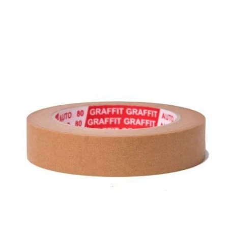 Consumabile vopsitorie - Banda mascare maro, 80 grade, 30 mm x 45 m - GRAFFIT AUTO