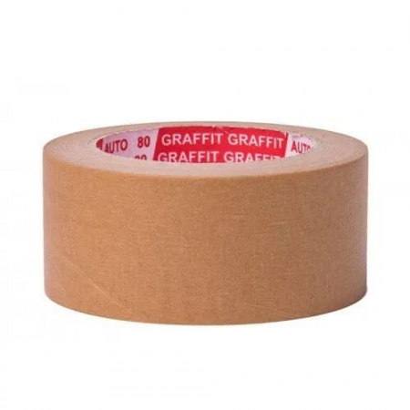Consumabile vopsitorie - Banda mascare maro, 80 grade, 48 mm x 45 m - GRAFFIT AUTO