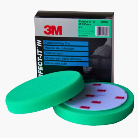 Detailing - Burete polish abraziv verde, 150 mm. - 3M.50487