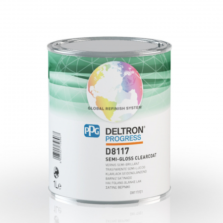 Lac auto si intaritor - Deltron Grs Semi-Gloss Clearcoat, cutie 1,0 ltr.