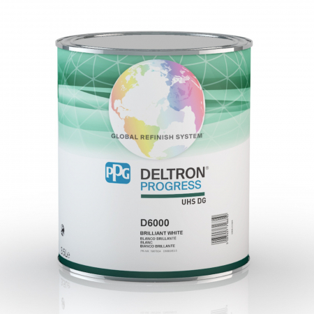 Vopsea auto - Deltron progress UHS DG brilliant white, cutie 3,5 ltr.