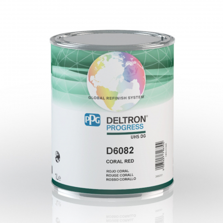 Vopsea auto - Deltron progress UHS DG coral red, cutie 1,0 ltr.
