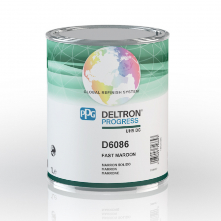 Vopsea auto - Deltron progress UHS DG fast maroon, cutie 1,0 ltr.