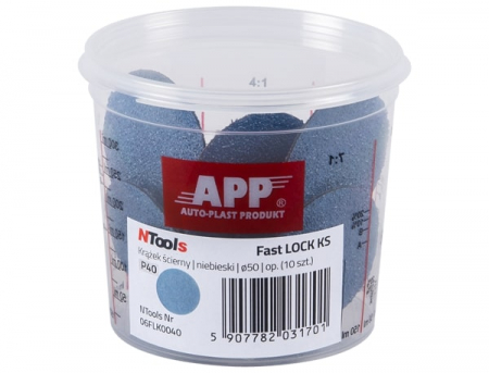 Disc abraziv diametru d50, albastru, P80 - NTools [1]