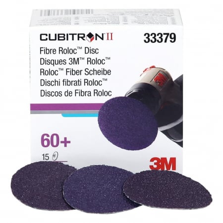 Tinichigerie - Disc abraziv din fibra pentru slefuire Cubitron II Roloc, 50mm, P60+ - 3M.33379