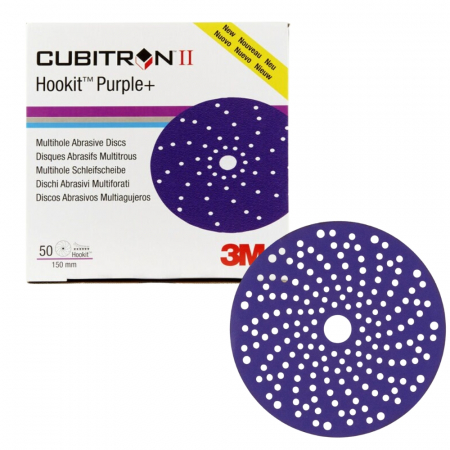 Discuri abrazive - Disc abraziv mov Cubitron II Multihole 150 mm., 56 gauri, P150 - 3M.51421