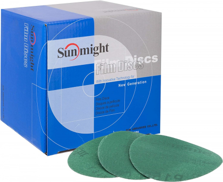 Discuri abrazive - Disc velcro S33SF, diametru 75mm, P1000 - Sunmight