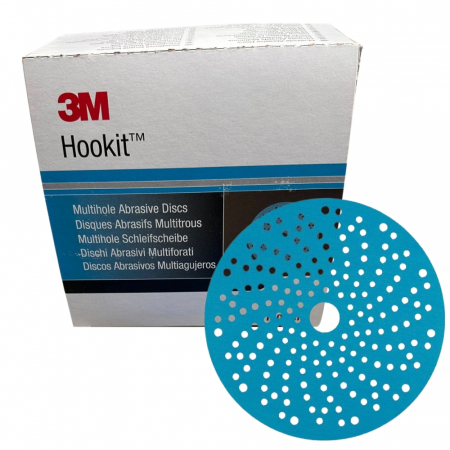 Discuri abrazive - Discuri abrazive Blue Hookit Multihole 325U, P220 - 3M.51376