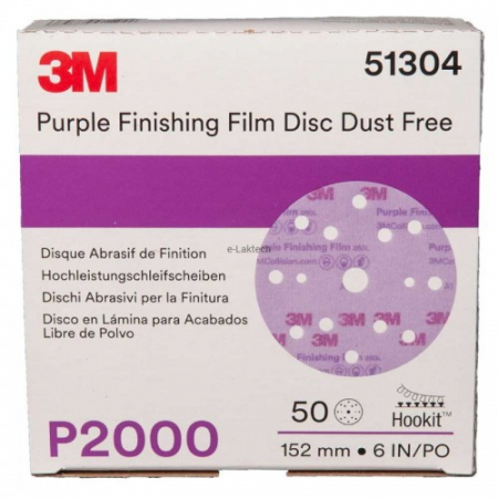 Discuri abrazive - Discuri Hookit Film 260L, P2000 - 3M.51304
