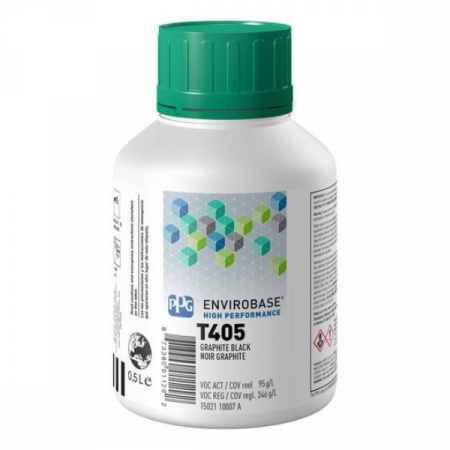 Vopsea auto - Envirobase Graphite Black, cutie 0,5 ltr.