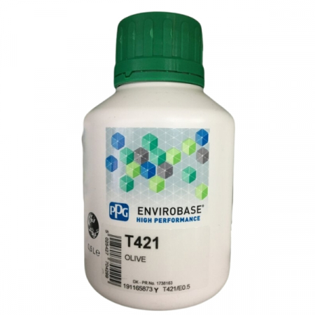 Vopsea auto - Envirobase Olive, cutie 0,5 ltr.