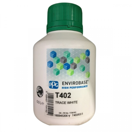 Vopsea auto - Envirobase Trace White, cutie 0,5 ltr.