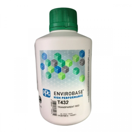Vopsea auto - Envirobase Transparent Red, cutie 1,0 ltr.