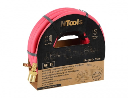 Accesorii si piese de schimb - Furtun de aer, lungime 15 m. - NTools