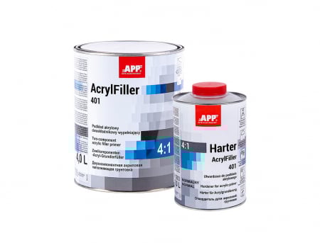 Grund / primer, filler, intaritor - Intaritor pentru filler acrylic 2K HS normal, cutie 0,250 ltr. - APP
