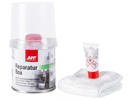 Chit auto - Kit de reparatie auto, inclusiv intaritor, cutie 0.25 kg. - APP