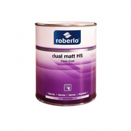 Lac auto si intaritor - Lac HS matt, cutie 1,0 ltr. - Roberlo
