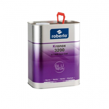 Lac auto si intaritor - Lac transparent LOW VOC Kronox 3200 3:1, cutie 3,0 ltr. - Roberlo