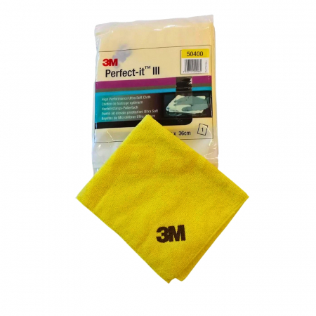 Detailing - Laveta polish ultrafina galbena din microfibra  - 3M.50400