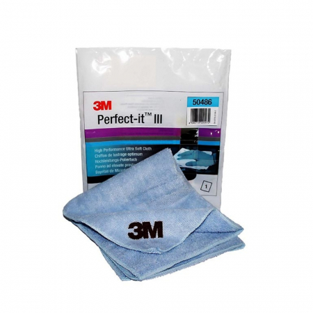 Detailing - Laveta polish ultrasoft albastra din microfibra - 3M.50486